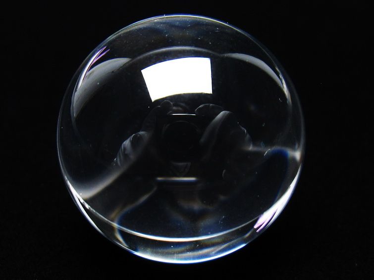 水晶 丸玉 ブラジル産 30mm 一点物 141-6477