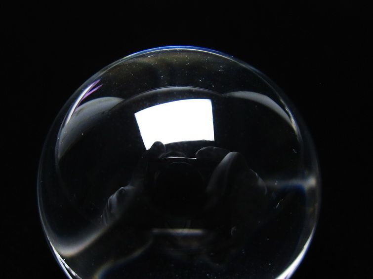 水晶 丸玉 ブラジル産 30mm 一点物 141-6477