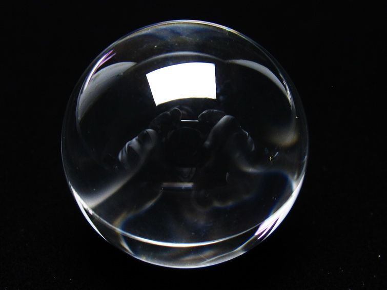 水晶 丸玉 ブラジル産 30mm 一点物 141-6478