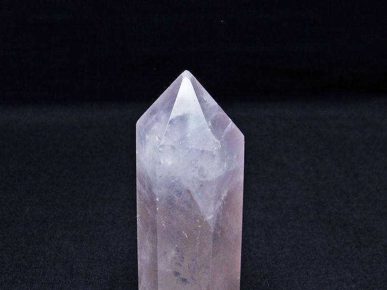 ローズクォーツ 六角柱 紅水晶 ポイント 一点物 142-7297
