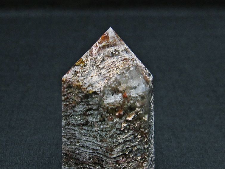 ガーデンファントム 六角柱 ガーデンクォーツ ポイント 庭園水晶 一点物 142-7393