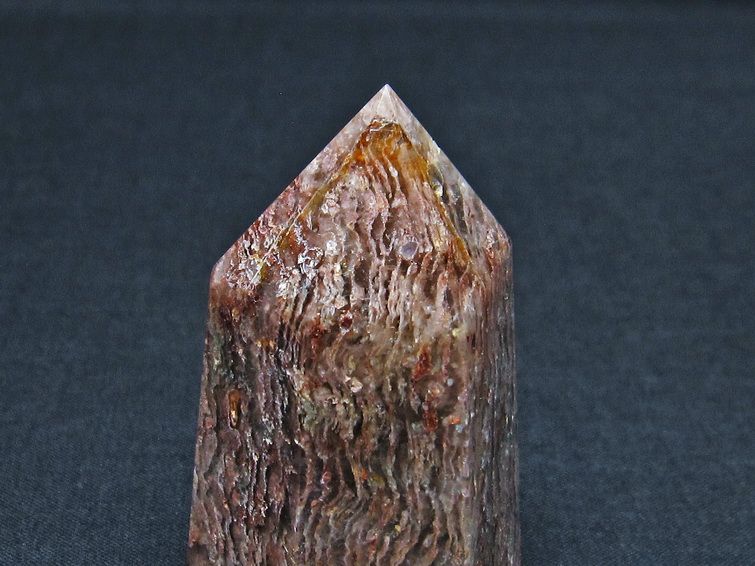 ガーデンファントム 六角柱 ガーデンクォーツ ポイント 庭園水晶 一点物 142-7401