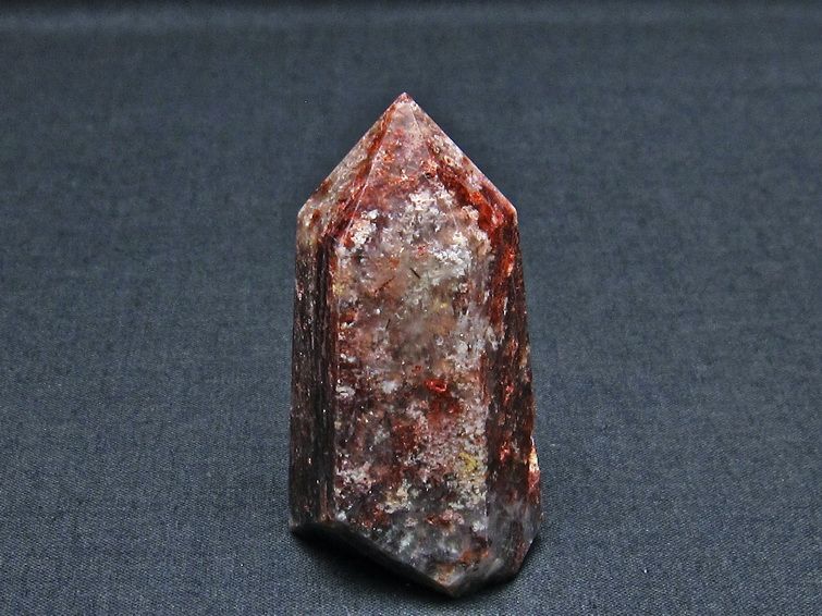 ガーデンファントム 六角柱 ガーデンクォーツ ポイント 庭園水晶 一点物 142-7407