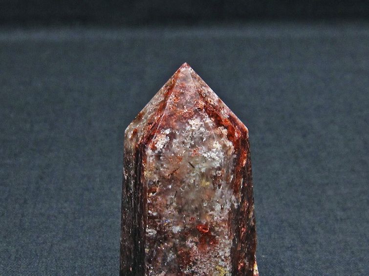 ガーデンファントム 六角柱 ガーデンクォーツ ポイント 庭園水晶 一点物 142-7407