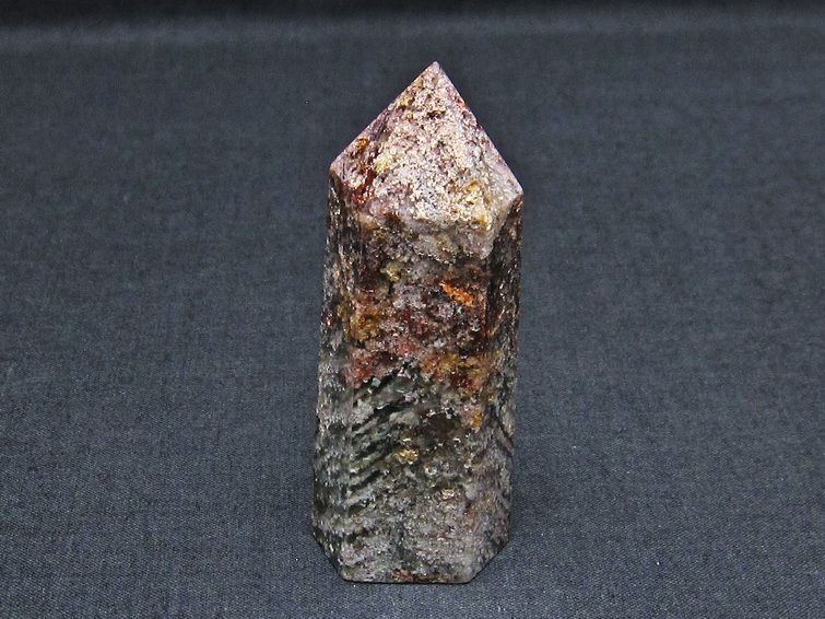 ガーデンファントム 六角柱 ガーデンクォーツ ポイント 庭園水晶 一点物 142-7408