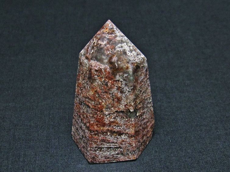 ガーデンファントム 六角柱 ガーデンクォーツ ポイント 庭園水晶 一点物 142-7412