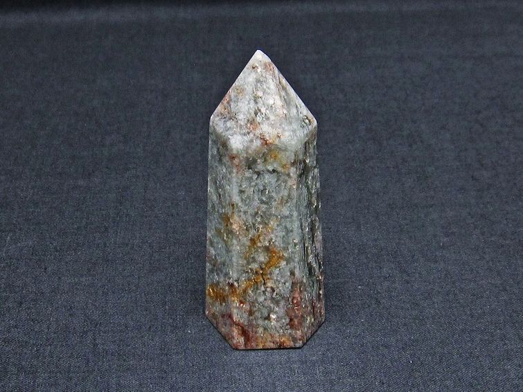 ガーデンファントム 六角柱 ガーデンクォーツ ポイント 庭園水晶 一点物 142-7414