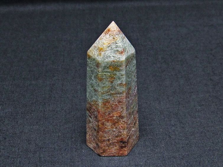 ガーデンファントム 六角柱 ガーデンクォーツ ポイント 庭園水晶 一点物 142-7417