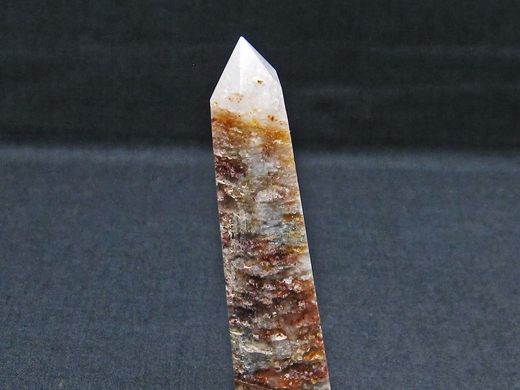 ガーデンファントム 六角柱 ガーデンクォーツ ポイント 庭園水晶 一点物 142-7422