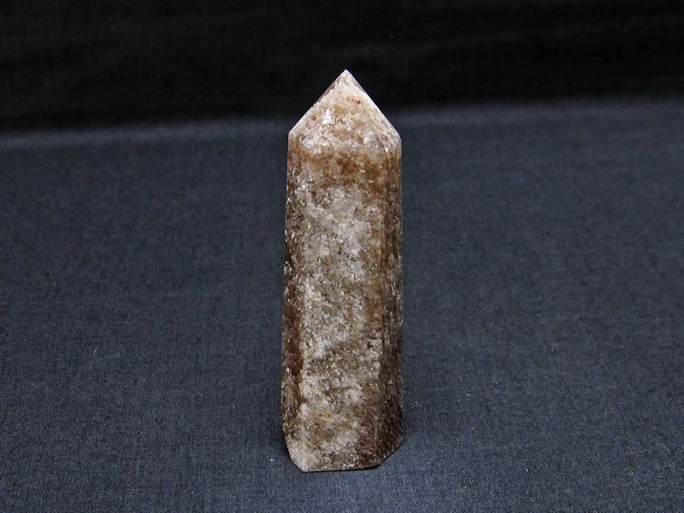 ガーデンファントム 六角柱 ガーデンクォーツ ポイント 庭園水晶 一点物 142-7423