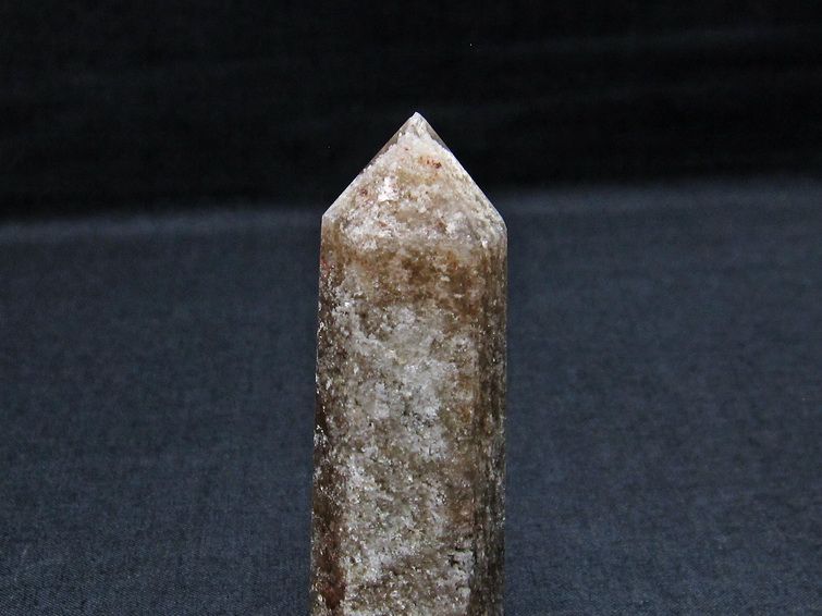 ガーデンファントム 六角柱 ガーデンクォーツ ポイント 庭園水晶 一点物 142-7423