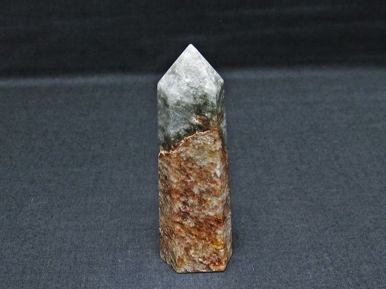 ガーデンファントム 六角柱 ガーデンクォーツ ポイント 庭園水晶 一点物 142-7425