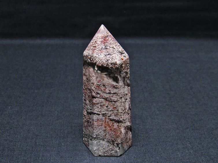 ガーデンファントム 六角柱 ガーデンクォーツ ポイント 庭園水晶 一点物 142-7430