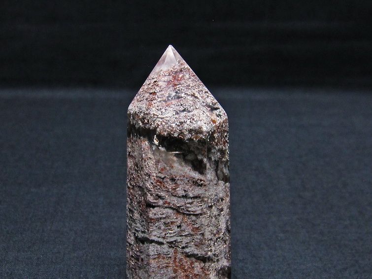 ガーデンファントム 六角柱 ガーデンクォーツ ポイント 庭園水晶 一点物 142-7430