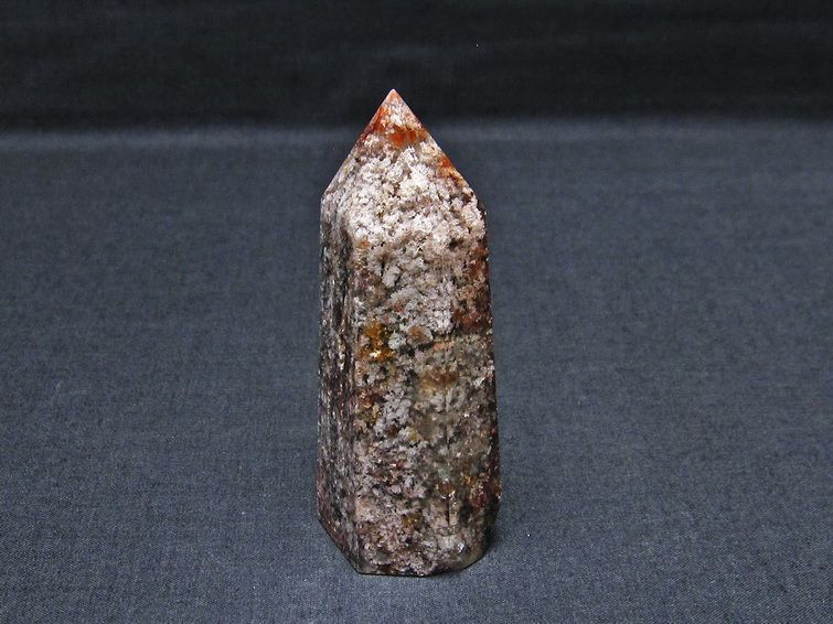 ガーデンファントム 六角柱 ガーデンクォーツ ポイント 庭園水晶 一点物 142-7431