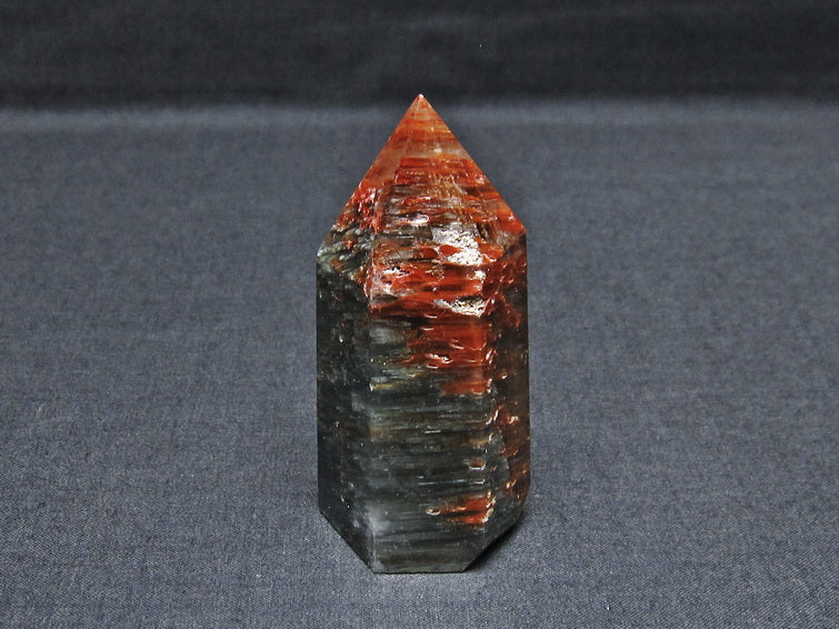 ガーデンファントム 六角柱 ガーデンクォーツ ポイント 庭園水晶 一点物 142-7434