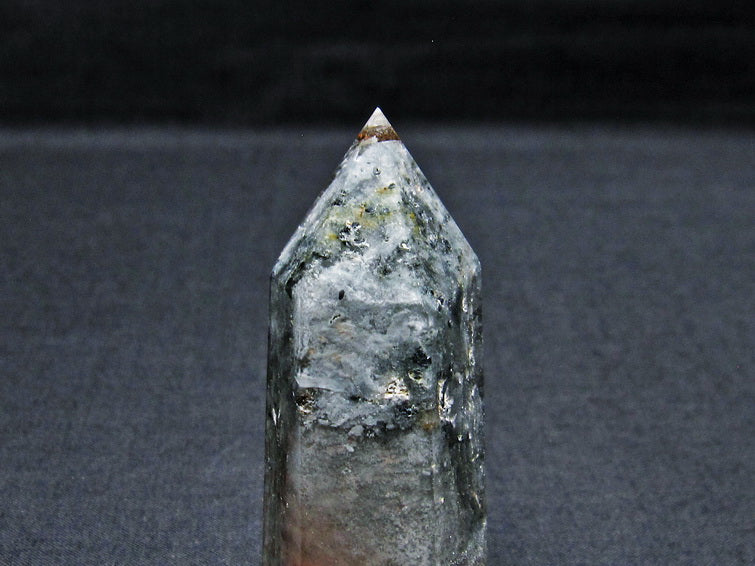 ガーデンファントム 六角柱 ガーデンクォーツ ポイント 庭園水晶 一点物 142-7436