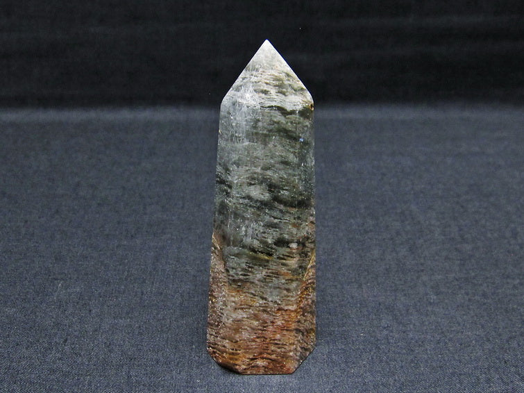 ガーデンファントム 六角柱 ガーデンクォーツ ポイント 庭園水晶 一点物 142-7437