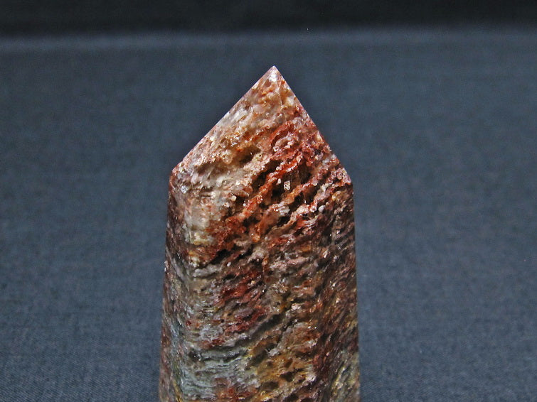 ガーデンファントム 六角柱 ガーデンクォーツ ポイント 庭園水晶 一点物 142-7441
