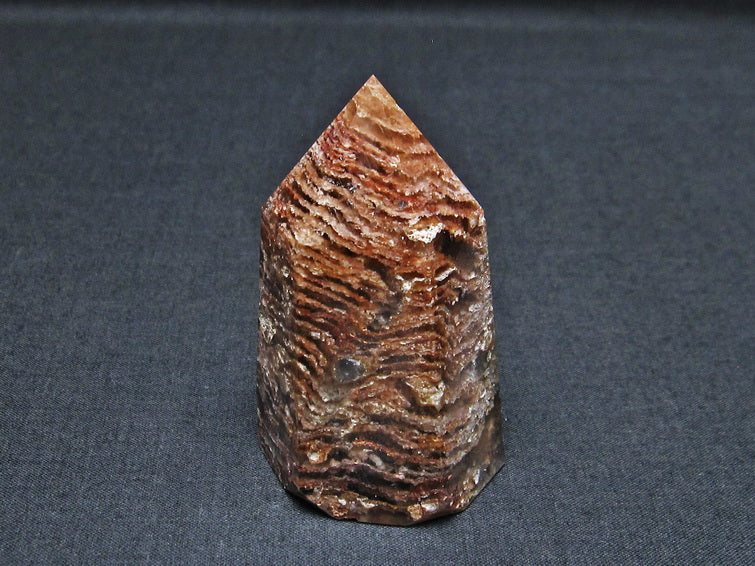 ガーデンファントム 六角柱 ガーデンクォーツ ポイント 庭園水晶 一点物 142-7444