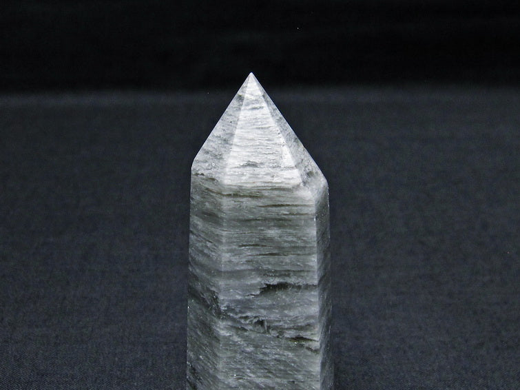 ガーデンファントム 六角柱 ガーデンクォーツ ポイント 庭園水晶 一点物 142-7447