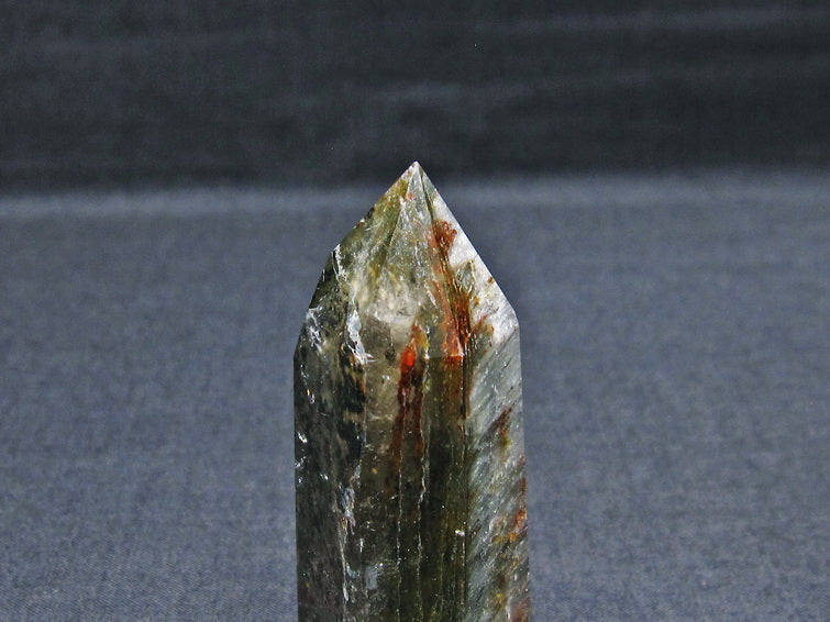 ガーデンファントム 六角柱 ガーデンクォーツ ポイント 庭園水晶 一点物 142-7456