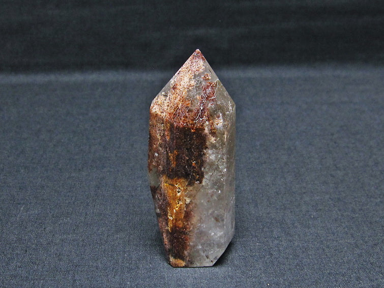 ガーデンファントム 六角柱 ガーデンクォーツ ポイント 庭園水晶 一点物 142-7457
