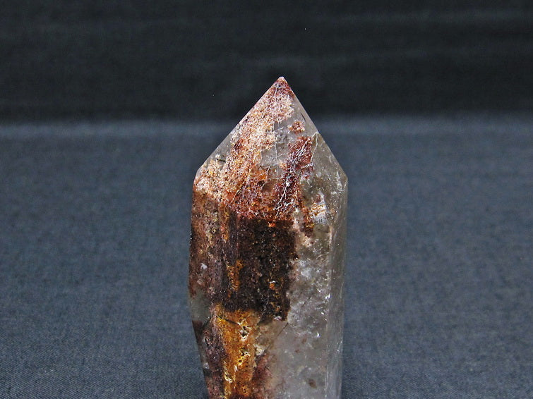 ガーデンファントム 六角柱 ガーデンクォーツ ポイント 庭園水晶 一点物 142-7457