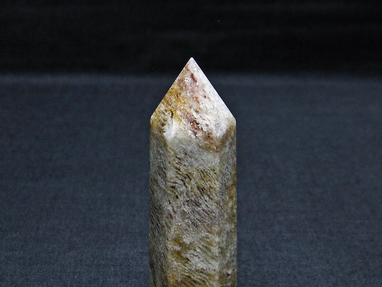 ガーデンファントム 六角柱 ガーデンクォーツ ポイント 庭園水晶 一点物 142-7458