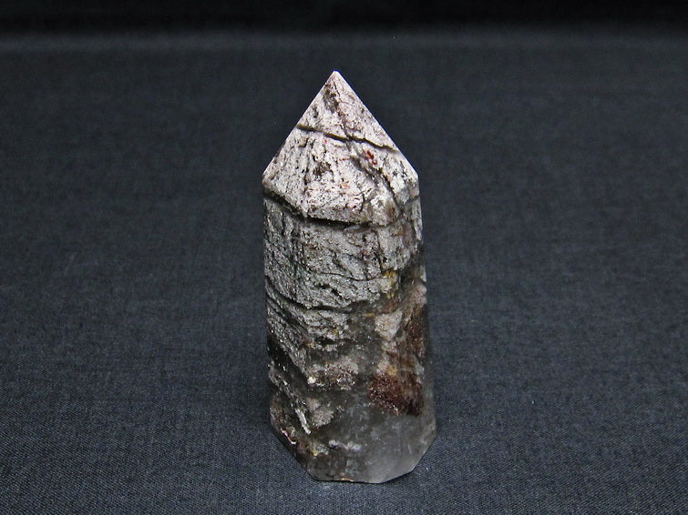 ガーデンファントム 六角柱 ガーデンクォーツ ポイント 庭園水晶 一点物 142-7462