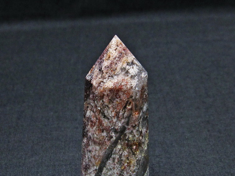 ガーデンファントム 六角柱 ガーデンクォーツ ポイント 庭園水晶 一点物 142-7474