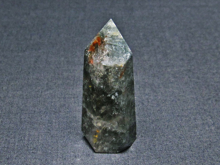 ガーデンファントム 六角柱 ガーデンクォーツ ポイント 庭園水晶 一点物 142-7475