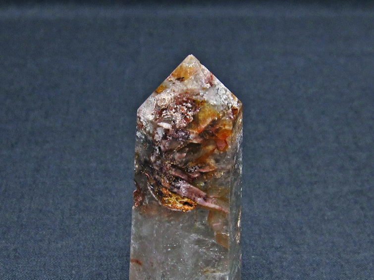 ガーデンファントム 六角柱 ガーデンクォーツ ポイント 庭園水晶 一点物 142-7490