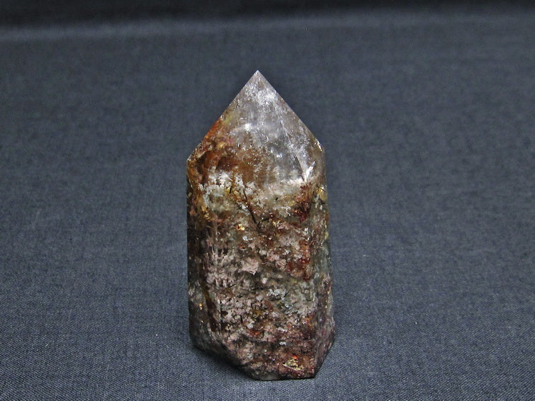 ガーデンファントム 六角柱 ガーデンクォーツ ポイント 庭園水晶 一点物 142-7491