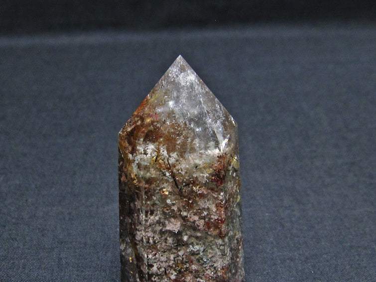 ガーデンファントム 六角柱 ガーデンクォーツ ポイント 庭園水晶 一点物 142-7491