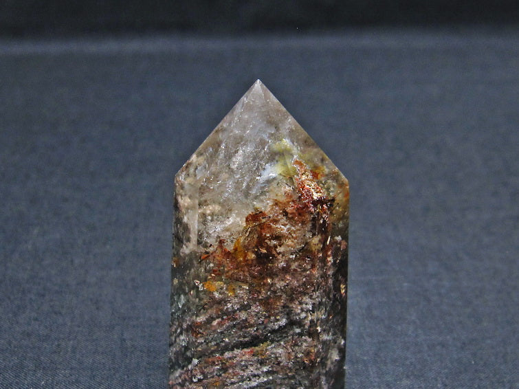 ガーデンファントム 六角柱 ガーデンクォーツ ポイント 庭園水晶 一点物 142-7491