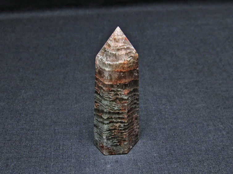 ガーデンファントム 六角柱 ガーデンクォーツ ポイント 庭園水晶 一点物 142-7492