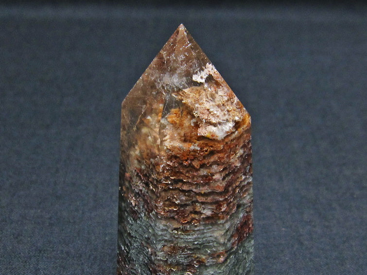 ガーデンファントム 六角柱 ガーデンクォーツ ポイント 庭園水晶 一点物 142-7500