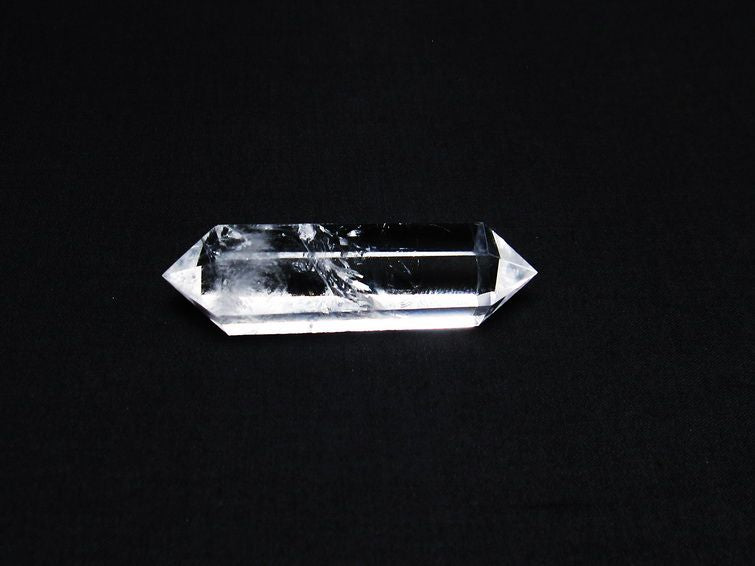 水晶 六角柱 ダブルポイント 原石 ポイント 一点物 142-7751