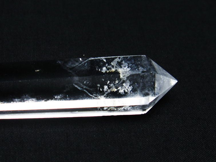 水晶 六角柱 ダブルポイント 原石 ポイント 一点物 142-7758