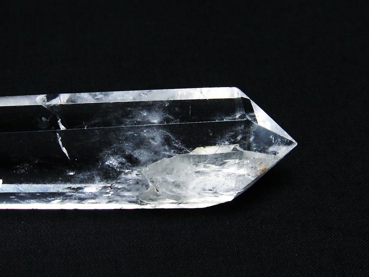 水晶 六角柱 ダブルポイント 原石 ポイント 一点物 142-7768