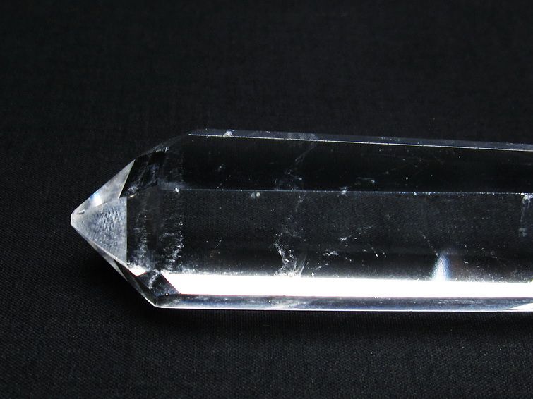 水晶 六角柱 ダブルポイント 原石 ポイント 一点物 142-7782