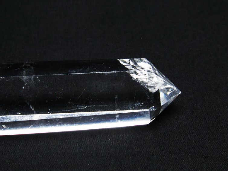 水晶 六角柱 ダブルポイント 原石 ポイント 一点物 142-7782