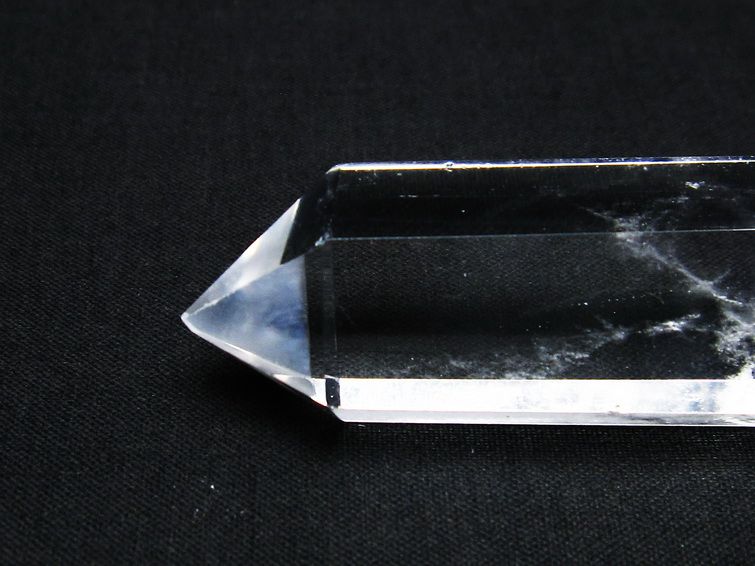 水晶 六角柱 ダブルポイント 原石 ポイント 一点物 142-7867
