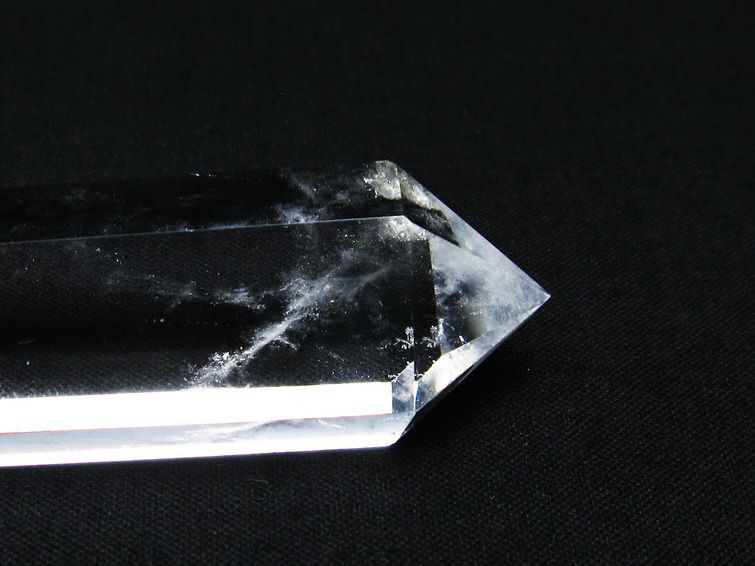水晶 六角柱 ダブルポイント 原石 ポイント 一点物 142-7867