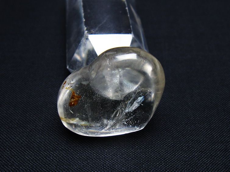 水晶 ハート置物 一点物 145-1427