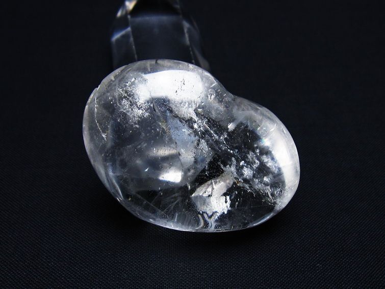 水晶 ハート置物 一点物 145-1470