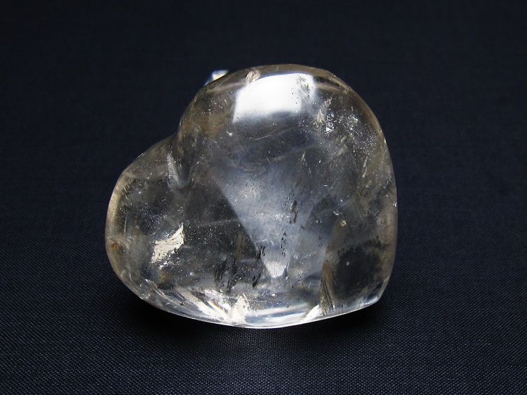 水晶 ハート置物 一点物 145-1487