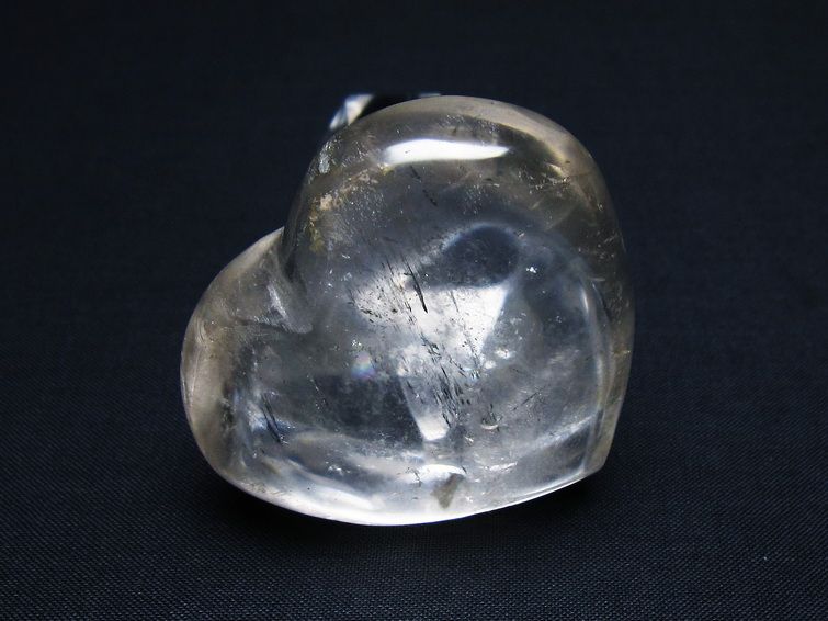 水晶 ハート置物 一点物 145-1490