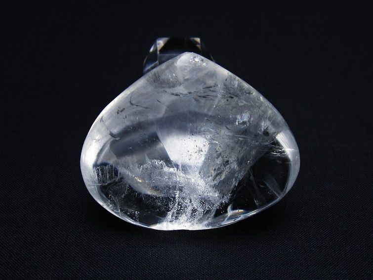 水晶 ハート置物 一点物 145-1497